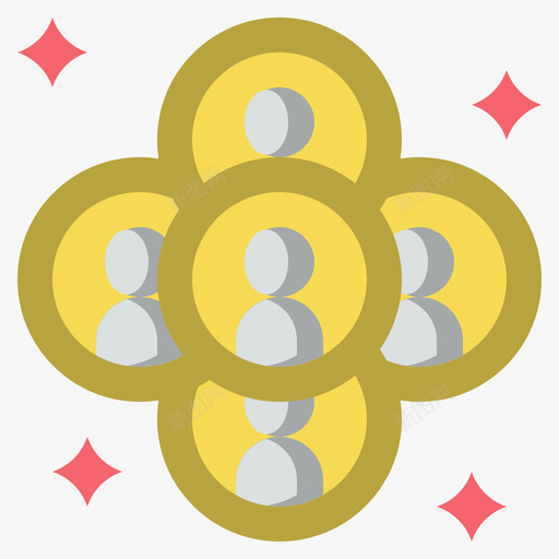 硬币考古学12扁平图标svg_新图网 https://ixintu.com 扁平 硬币 考古学