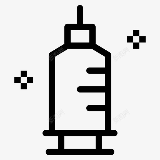 化学医药制药图标svg_新图网 https://ixintu.com 制药 化学 医药 注射器 生产线 生化