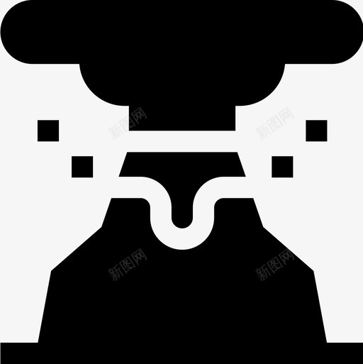 喷发自然灾害20填充图标svg_新图网 https://ixintu.com 喷发 填充 自然灾害