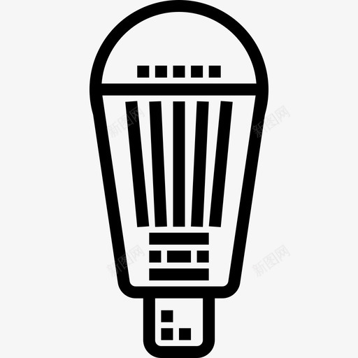灯具家用电器14线性图标svg_新图网 https://ixintu.com 家用电器 灯具 线性