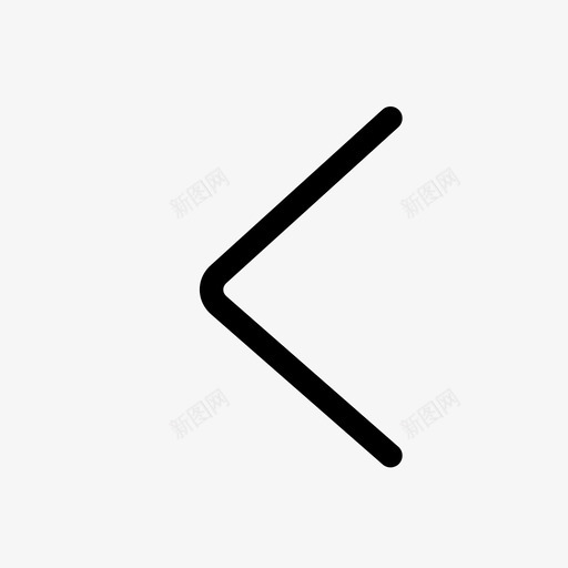 尖括号-细-下svg_新图网 https://ixintu.com 尖括号-细-下