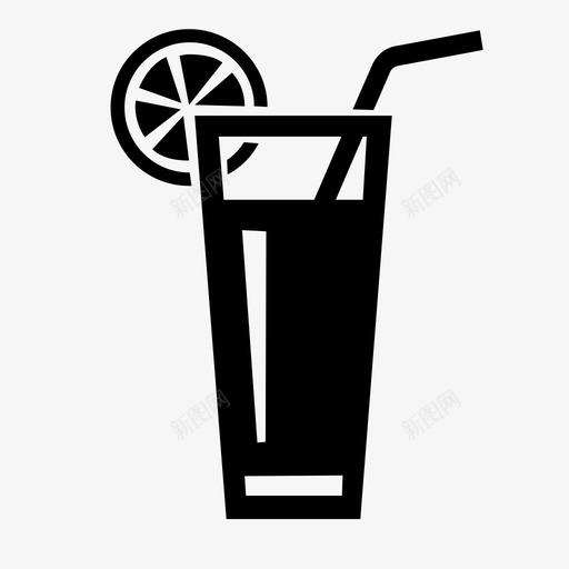 莫吉托杯子饮料图标svg_新图网 https://ixintu.com 杯子 果汁 玻璃杯 莫吉 饮料