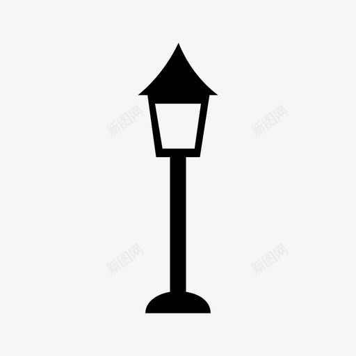 花园灯明亮公园图标svg_新图网 https://ixintu.com 公园 明亮 花园灯