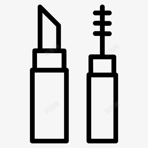 化妆品美容护理图标svg_新图网 https://ixintu.com 化妆品 口红 护理 美容 美容沙龙