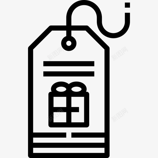 标签娱乐48线性图标svg_新图网 https://ixintu.com 娱乐 标签 线性