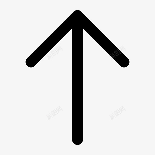 向上箭头箭头符号方向图标svg_新图网 https://ixintu.com 向上 方向 符号 箭头