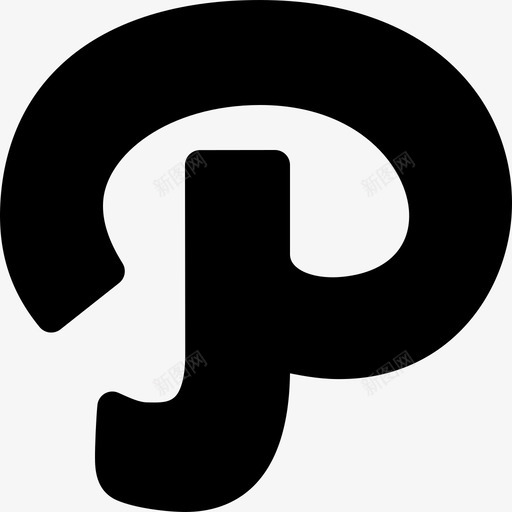 Pinterest社交媒体110已填充图标svg_新图网 https://ixintu.com Pinterest 填充 媒体 社交
