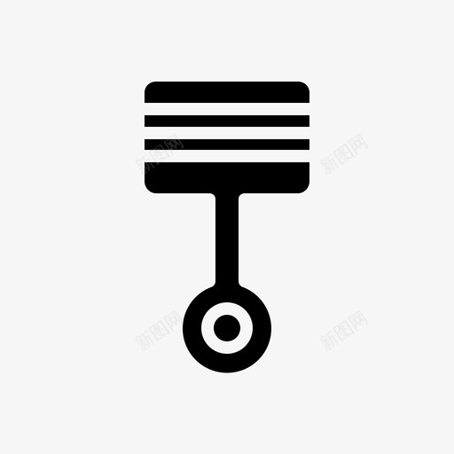 活塞汽车维修33字形图标svg_新图网 https://ixintu.com 字形 汽车维修 活塞