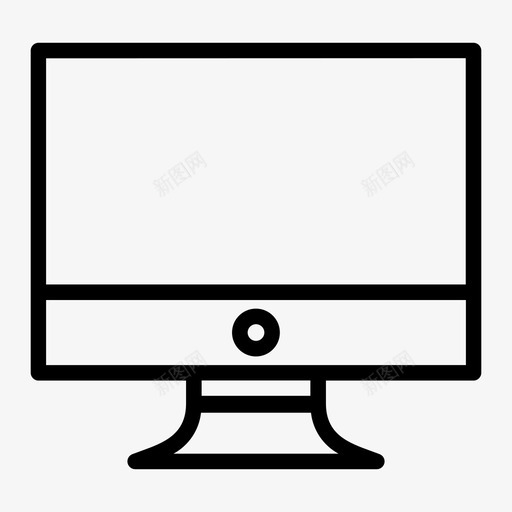 电脑桌面mac图标svg_新图网 https://ixintu.com mac office pc 图标 屏幕 桌面 电脑 轮廓