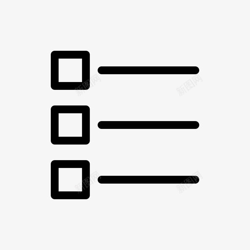 列表视图文件移动图标svg_新图网 https://ixintu.com ui 列表 大纲 文件 移动 视图