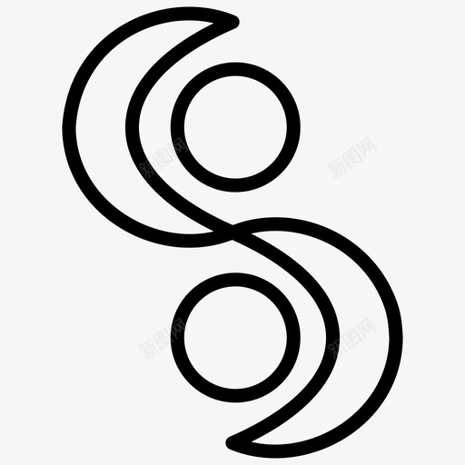 十字记号徽章标志图标svg_新图网 https://ixintu.com 十字 印度教 图标 徽章 标志 符号 线图 记号