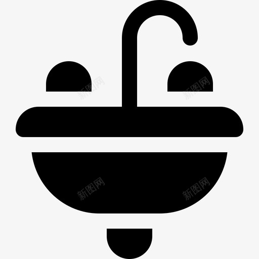 水槽卫生常规13装满图标svg_新图网 https://ixintu.com 卫生 常规 水槽 装满