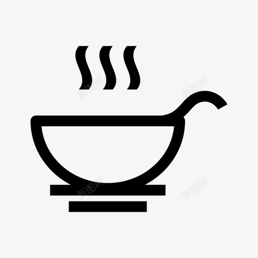 汤食物144线性svg免抠素材_新图网 https://ixintu.com 汤 食物144 线性