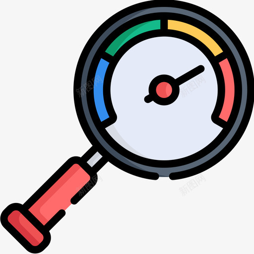 车速表车速表时间3线性颜色图标svg_新图网 https://ixintu.com 线性颜色 车速表 车速表时间3