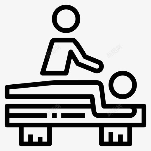 水疗按摩和水疗线性图标svg_新图网 https://ixintu.com 按摩和水疗 水疗 线性