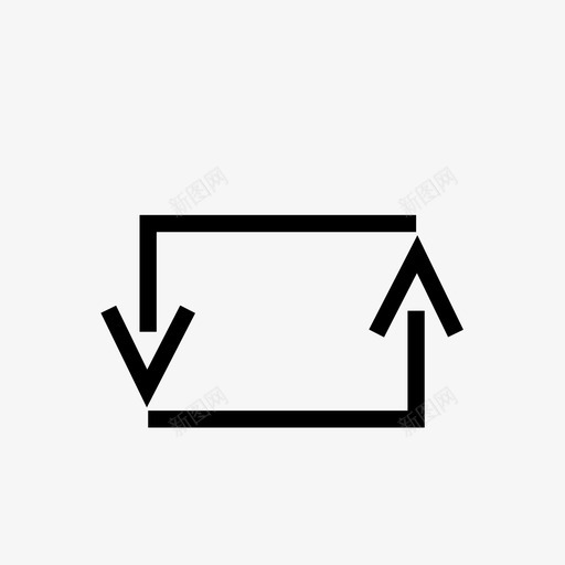 转发社交媒体推特图标svg_新图网 https://ixintu.com 媒体 推特 社交 转发