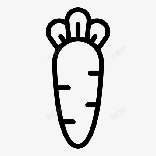 胡萝卜减肥沙拉图标svg_新图网 https://ixintu.com 减肥 春天 春线 沙拉 胡萝卜 蔬菜