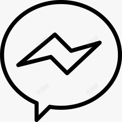 消息接口69线性图标svg_新图网 https://ixintu.com 接口69 消息 线性