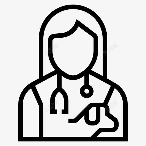 兽医动物宠物医院图标svg_新图网 https://ixintu.com 兽医 动物 宠物 宠物医院 工作 职业