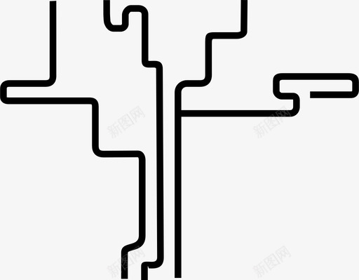 电路电路板数字图标svg_新图网 https://ixintu.com 半导体 数字 电气 电路 电路板