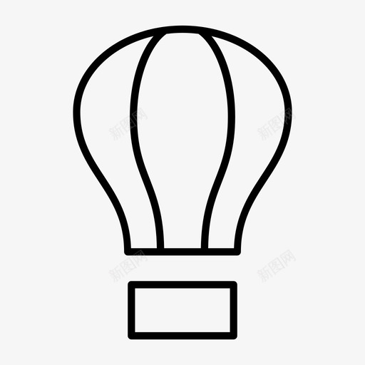 气球飞机热气球图标svg_新图网 https://ixintu.com 气球 热气球 超薄 飞机