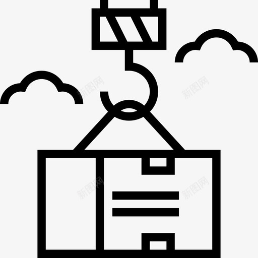 货物57交货直达图标svg_新图网 https://ixintu.com 57交货 直达 货物