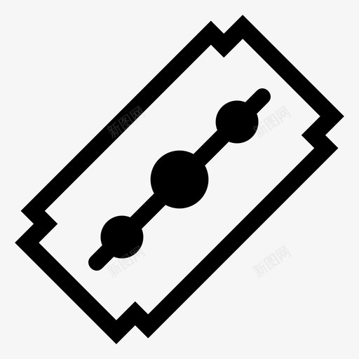 剃须刀切割图标svg_新图网 https://ixintu.com 切割 剃须刀