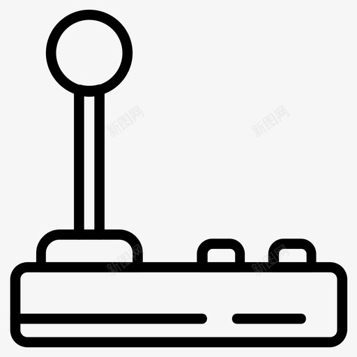 操纵杆控制台控制图标svg_新图网 https://ixintu.com 64像素 控制 控制台 操纵杆 游戏 硬件 计算机