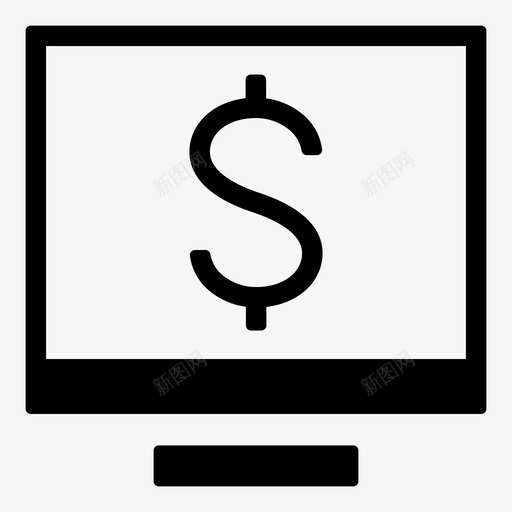 赚钱网上交易商业和销售图标svg_新图网 https://ixintu.com 商业和销售 网上交易 赚钱