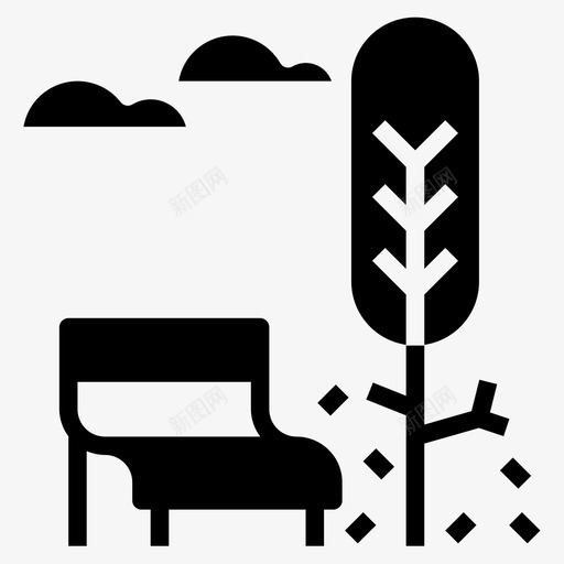 63秋季公园图标svg_新图网 https://ixintu.com 公园 秋季
