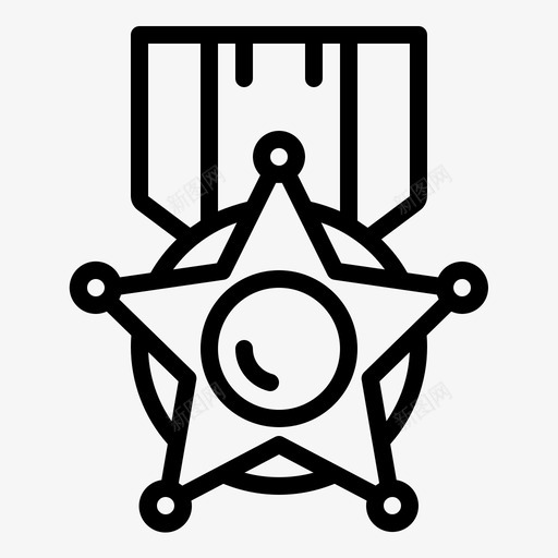 老兵徽章奖励荣誉图标svg_新图网 https://ixintu.com 奖励 奖励徽章 奖章 老兵徽章 荣誉