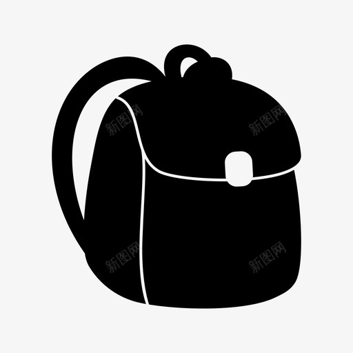 采购产品包背包教育图标svg_新图网 https://ixintu.com 学校 教育 教育和学校标志 文具 旅行 背包 采购产品包