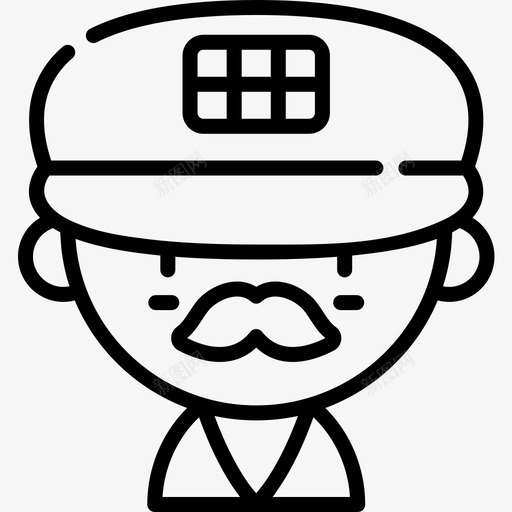 出租车司机工作和职业2直系图标svg_新图网 https://ixintu.com 出租车司机 工作和职业2 直系