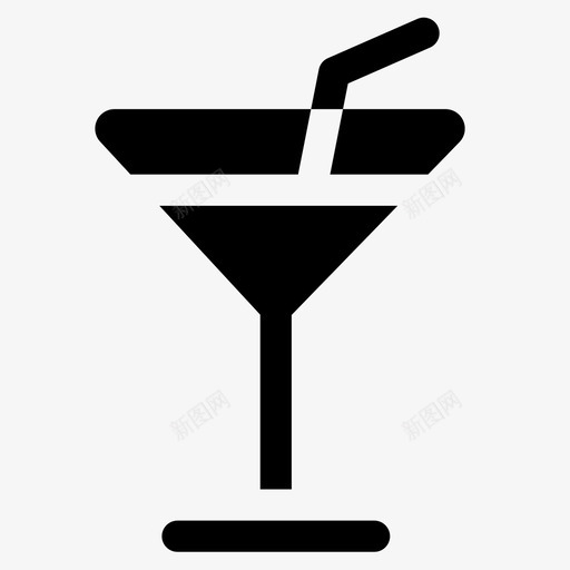 鸡尾酒酒店服务41满图标svg_新图网 https://ixintu.com 服务 酒店 酒店服 鸡尾酒