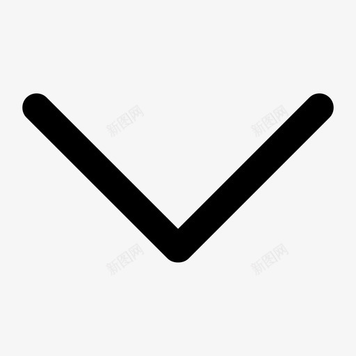 下箭头(08)svg_新图网 https://ixintu.com 下箭头(08)