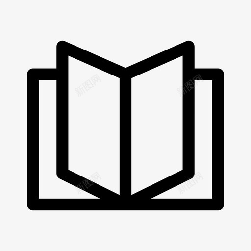 书教育学习图标svg_新图网 https://ixintu.com 学习 学校 教育 阅读