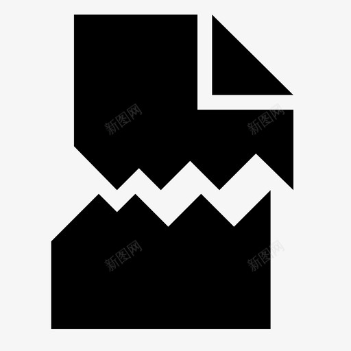 损坏的文件文档失败图标svg_新图网 https://ixintu.com 坏的 失败 损坏 文件 文件夹 文档 标志 标志符 符号