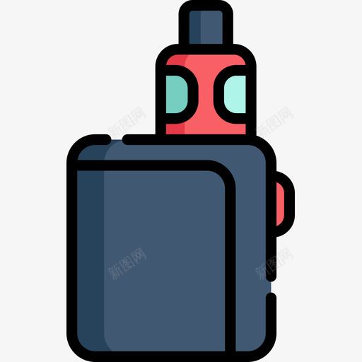 Vaper电子54线性颜色图标svg_新图网 https://ixintu.com Vaper 电子 线性 颜色