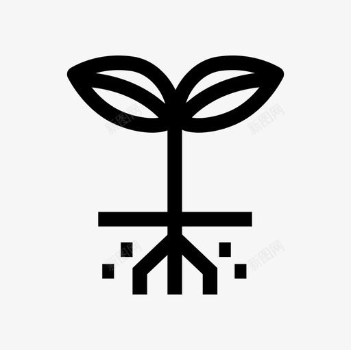 芽苗菜农场26直系图标svg_新图网 https://ixintu.com 农场 直系 芽苗菜