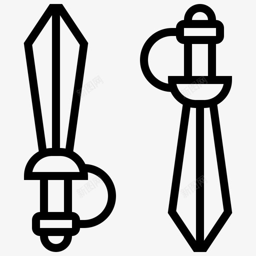 剑骑士军队图标svg_新图网 https://ixintu.com 军队 武器 海盗 玩具 骑士