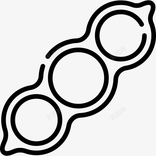 大豆过敏直系图标svg_新图网 https://ixintu.com 大豆 直系 过敏