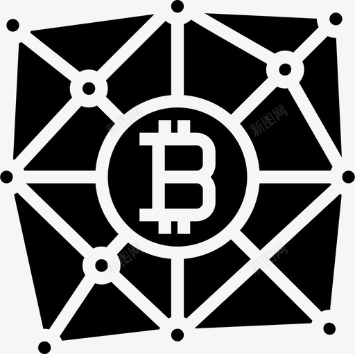 网络比特币71填充图标svg_新图网 https://ixintu.com 填充 比特 网络
