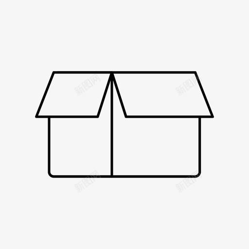 箱子送货包裹图标svg_新图网 https://ixintu.com 办公网站 包裹 箱子 运输 送货