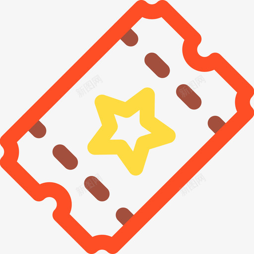 门票1张游乐园线颜色线颜色图标svg_新图网 https://ixintu.com 1张游乐园线颜色 线颜色 门票