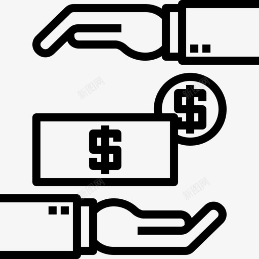 货币保险存款金融图标svg_新图网 https://ixintu.com 保护 存款 货币保险 金融