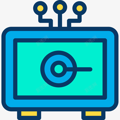 Safebox58技术线性颜色图标svg_新图网 https://ixintu.com Safebox 技术 线性 颜色