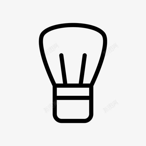 刷子美容化妆品图标svg_新图网 https://ixintu.com 刷子 化妆品 美容 美容院 购物线和字形