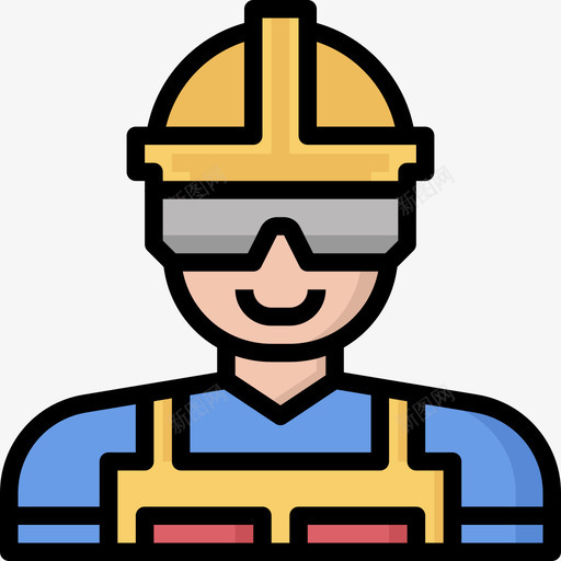 工人重工业和电力工业3线性颜色图标svg_新图网 https://ixintu.com 工人 线性颜色 重工业和电力工业3