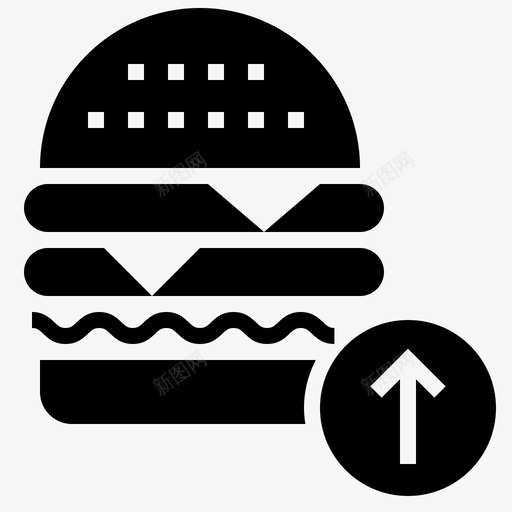 食欲增加大麻汉堡包图标svg_新图网 https://ixintu.com 大麻 大麻药物铭文 汉堡包 食欲增加