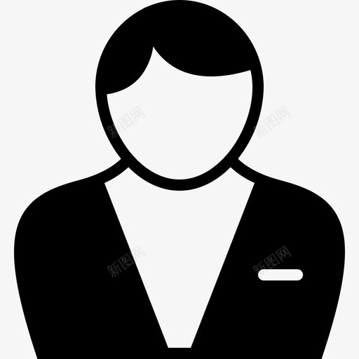 男性成年人商人图标svg_新图网 https://ixintu.com 商人 成年人 男性